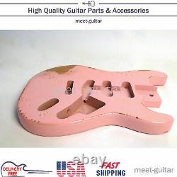 Pour Fender Stratocaster Electric Guitar Body Vintage Rose Sss Remplacer Relic USA