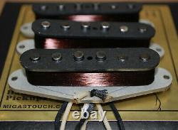 Pour Stratocaster'65 Vintage Pickups Set Hand Wound Par Migas Touch Strat