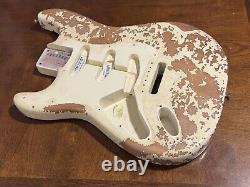 RELIC Fender American Classic 60 Stratocaster Gaucher des Années 1960 Corps Blanc Olympique