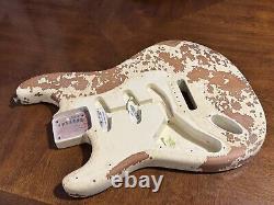 RELIC Fender American Classic 60 Stratocaster Gaucher des Années 1960 Corps Blanc Olympique