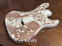 RELIC Fender American Classic 60 Stratocaster Gaucher des Années 1960 Corps Blanc Olympique