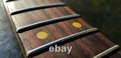 Relic Fender Stratocaster Strat Neck W Aged Clay Inlays Custom Sro C Par Django