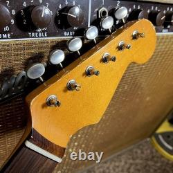 Relique Fender Stratocaster Manche RI Custom SRO62 Placage AllParts avec Incrustation en Argile Vieillie