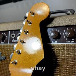 Relique Fender Stratocaster Manche RI Custom SRO62 Placage AllParts avec Incrustation en Argile Vieillie