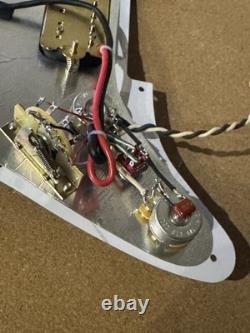 SH GuitarWorks Stratocaster HH Électronique USA Plaque de protection en tortue rouge