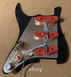 SHG5014 Stratocaster Chargée Moderne Silencieuse Rouge Tortue Spécifications USA