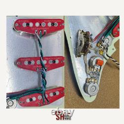 SHG5014 Stratocaster Moderne Chaud Silencieuse Chargée Vert Menthe Pearloid Spécifications USA