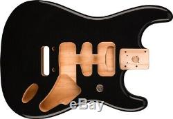 Série Authentique Fender Deluxe Stratocaster Hsh Body Modern Bridge Mont, Noir