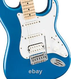 Série Squier Affinity Stratocaster Hss Pack, Lake Placid Blue W Frontman