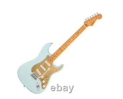Squier 40e anniversaire Stratocaster Satin Sonic Blue avec touche en érable