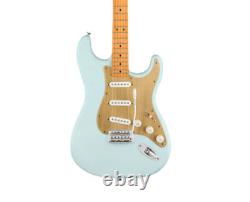 Squier 40e anniversaire Stratocaster Satin Sonic Blue avec touche en érable