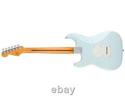 Squier 40e anniversaire Stratocaster Satin Sonic Blue avec touche en érable