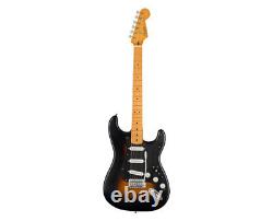 Squier 40ème anniversaire Stratocaster Satin Wide 2-Tone Sunburst avec touche en érable