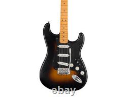 Squier 40ème anniversaire Stratocaster Satin Wide 2-Tone Sunburst avec touche en érable