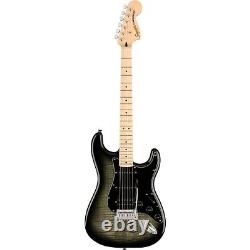 Squier Affinity Series Stratocaster FMT HSS Guitare avec touche en érable Black Burst