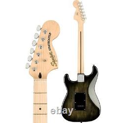 Squier Affinity Series Stratocaster FMT HSS Guitare avec touche en érable Black Burst