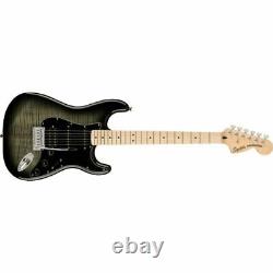 Squier Affinity Series Stratocaster FMT HSS, Touche en érable, Noir dégradé BOÎTE OUVERTE