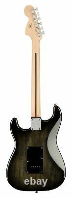 Squier Affinity Series Stratocaster Fmt Hss Guitare Électrique En Black Burst