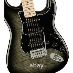 Squier Affinity Series Stratocaster Fmt Hss Guitare Électrique, Maple, Black Burst
