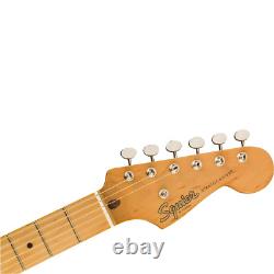 Squier Classic Vibe'50s Stratocaster, Touche en érable, Rouge Fiesta BOÎTE OUVERTE