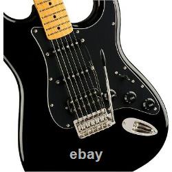 Squier Classic Vibe 70s Stratocaster Hss Maple Fingerboard Guitar Électrique Noir