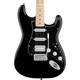 Squier Fsr Affinity Stratocaster Hss, Touche En &eacute;rable, Plaque De Protection Noire, Noir