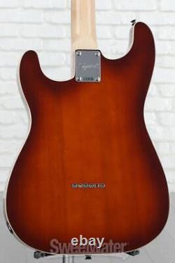 Squier Paranormal Custom Nashville Stratocaster Guitare Électrique en Chocolat