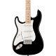 Squier Sonic Stratocaster Guitare Électrique Pour Gaucher Avec Touche En Érable Noire