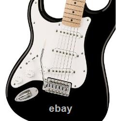 Squier Sonic Stratocaster Guitare Électrique pour Gaucher avec Touche en Érable Noire