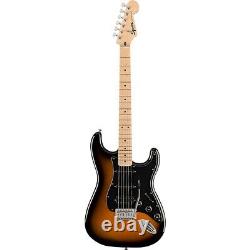 Squier Sonic Stratocaster HSS Limited-Edition Electric Guitar 2-Color Sunburst translates to:
<br/>	
<br/> Guitare électrique Squier Sonic Stratocaster HSS édition limitée 2 couleurs Sunburst