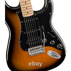 Squier Sonic Stratocaster HSS Limited-Edition Electric Guitar 2-Color Sunburst translates to:<br/>  
<br/>

Guitare électrique Squier Sonic Stratocaster HSS édition limitée 2 couleurs Sunburst