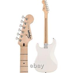 Squier Sonic Stratocaster HT Maple Fingerboard Electric Guitar Arctic White
  	<br/>	 <br/>Guitare électrique Squier Sonic Stratocaster HT avec touche en érable blanc arctique