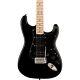 Squier Sonic Stratocaster Hss Maple Fingerboard Guitar Électrique Noir