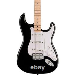 Squier Sonic Stratocaster Tableau de bord en érable Guitare électrique noire