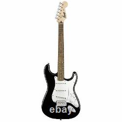 Squier Stratocaster Electric Guitar Starter Pack En Noir