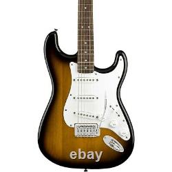 Squier Stratocaster Kit De Guitare Électrique Avec Fender Frontman Amp Brown Sunburst