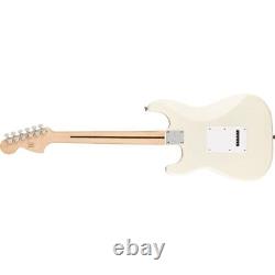 Squier par Fender Affinity Series Stratocaster, touche en érable, Blanc olympique