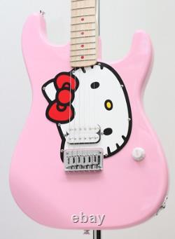 Squier par Fender Édition Limitée Hello Kitty Stratocaster Peuplier Rose 3,3 kg 2024