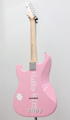 Squier par Fender Édition Limitée Hello Kitty Stratocaster Peuplier Rose 3,3 kg 2024