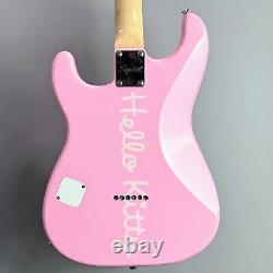 Squier par Fender Édition Limitée Hello Kitty Stratocaster Rose Tout Neuf