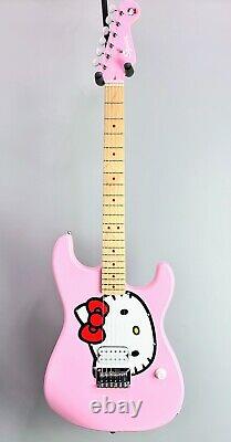 Squier par Fender Édition Limitée Hello Kitty Stratocaster Rose Tout Neuf