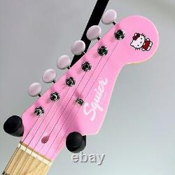 Squier par Fender Édition Limitée Hello Kitty Stratocaster Rose Tout Neuf