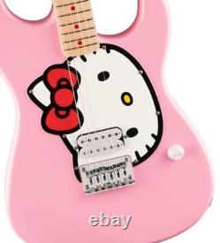 Squier par Fender Édition Limitée Hello Kitty Stratocaster Rose Toute Neuve