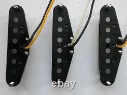 Stratocaster Alnico 3 Custom Pickups Set Q Fits Fender Vintage Hendrix Strat