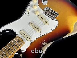 Stratocaster Fender 1969 Custom Shop 69 Heavy Relic 3-color Sunburst de 2023