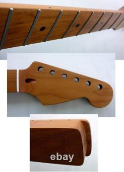 Stratocaster S. S. 22 frettes/Style vintage/arrondi/ROAS convient à Warmoth, Fender Strat