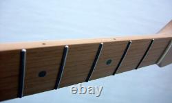 Stratocaster en acier inoxydable torréfié / non fini / arrondi / convient à Warmoth, Fender STRAT