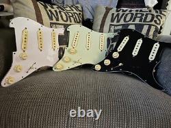 Stratocaster vintage 1963 boutique bobinage dispersé à la main, pickguard chargé à 5 positions
