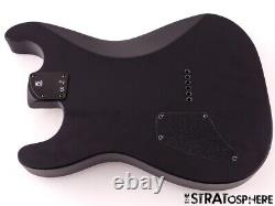 USA Fender Jim Root Stratocaster Ahogany Hh Strat Loaded Cordy, Flat Black