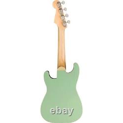 Ukulélé acoustique-électrique Fender Fullerton Stratocaster, vert surf